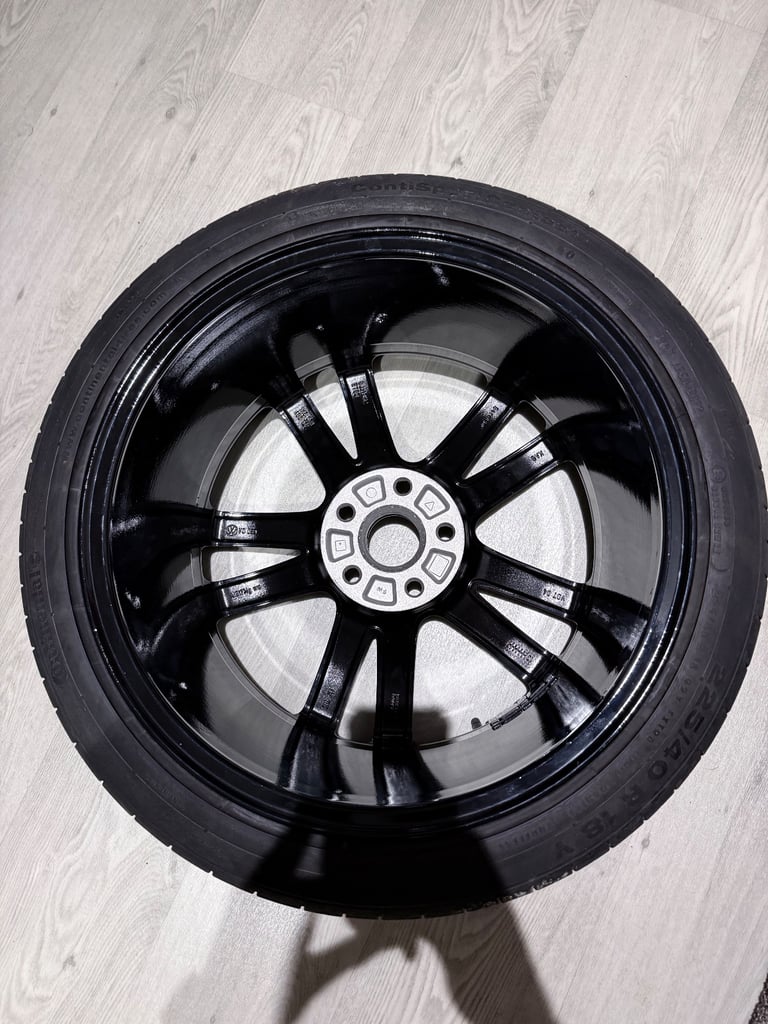 GENUINE VW Golf/T-ROC 18’ ALLOY DIAMOMD CUT R LINE FULLY FEFURBED