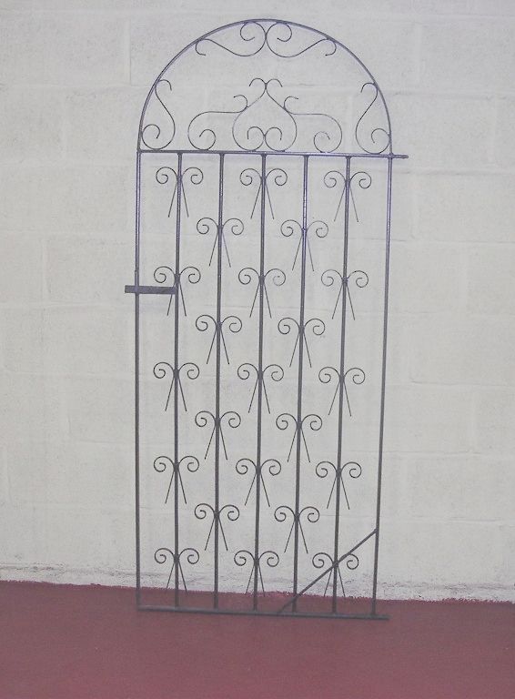 image for Tall wrought iron gate