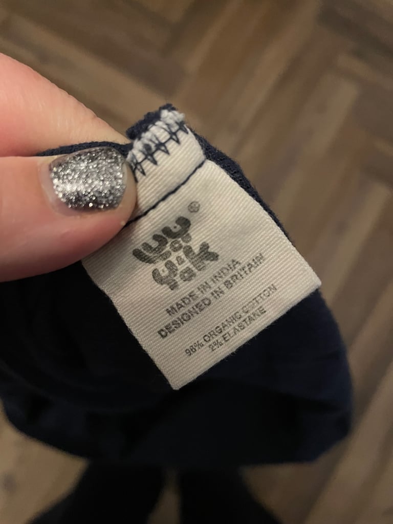 Lucy & Yak navy dungarees 