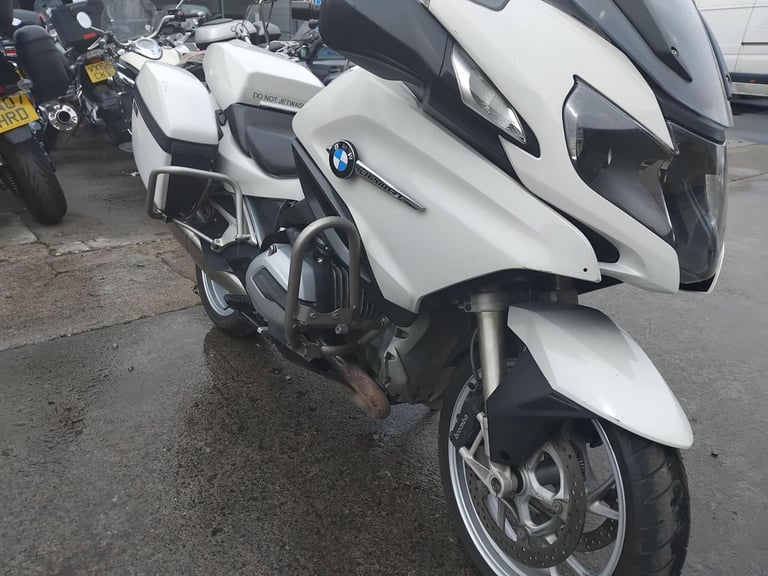 2015 15 BMW R1200RT LC EX POLICE WHITE FSH R 1200 RT LIQUID COOLED