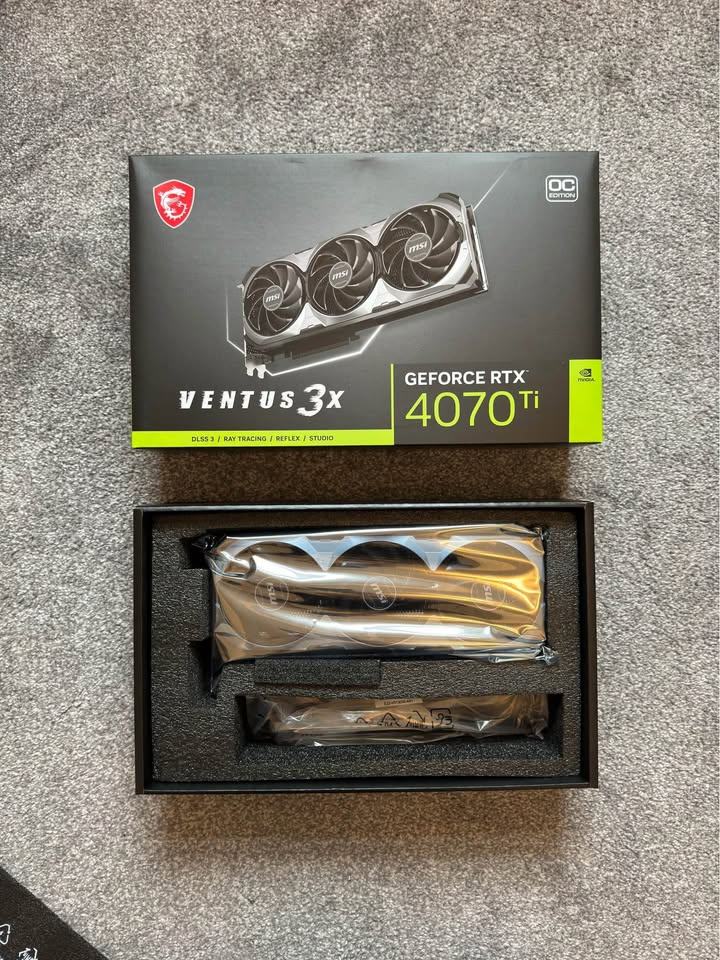 image for Graphic card: MSI VENTUS RTX 4070TI