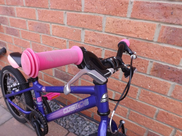 Carrera Cosmos Kids Bike - 16" Wheel - Purple / Pink