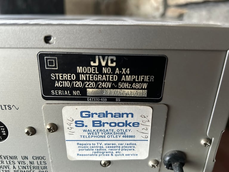 JVC AX-4 Stereo Hi-Fi | in Skipton, North Yorkshire | Gumtree