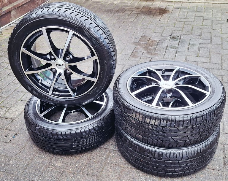 SET OF 4 TSW RAVEN ALLOY WHEELS  4x108