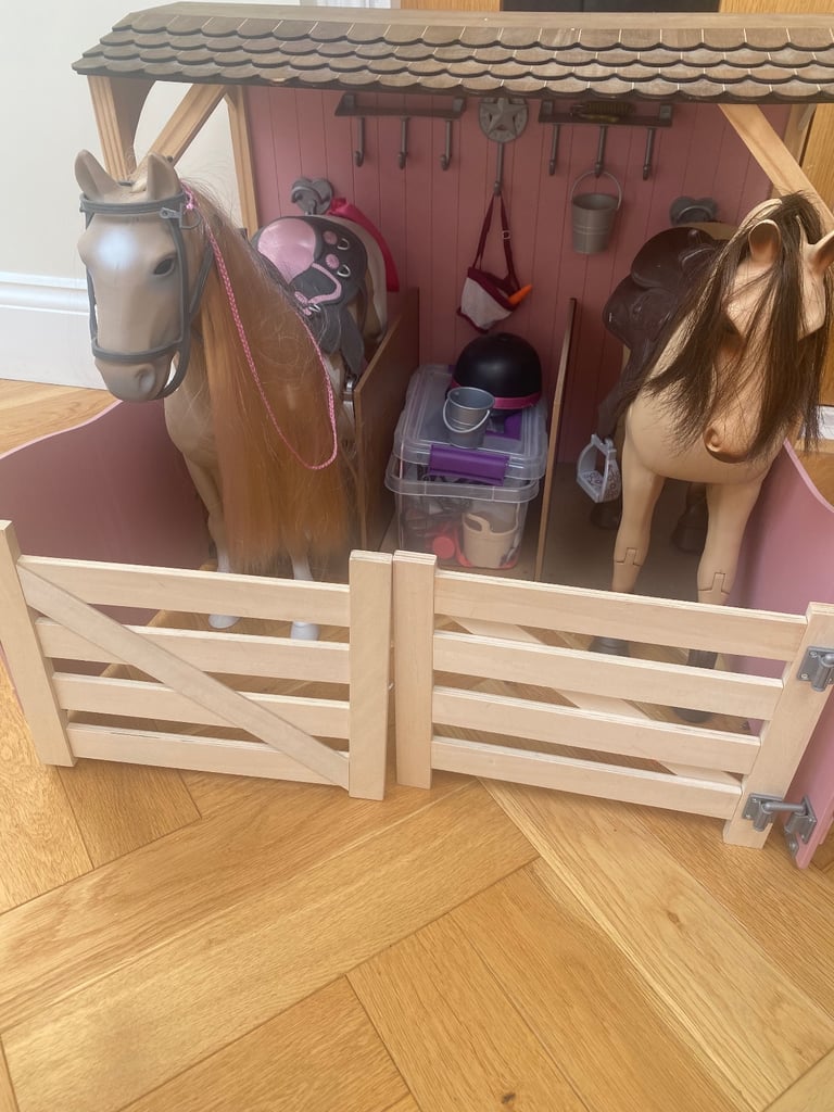 Our Generation Dolls horse stables set