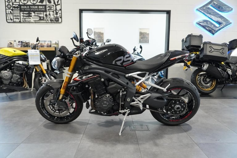 Triumph Speed Triple 1200 RS, 2022, Black with just 1986miles
