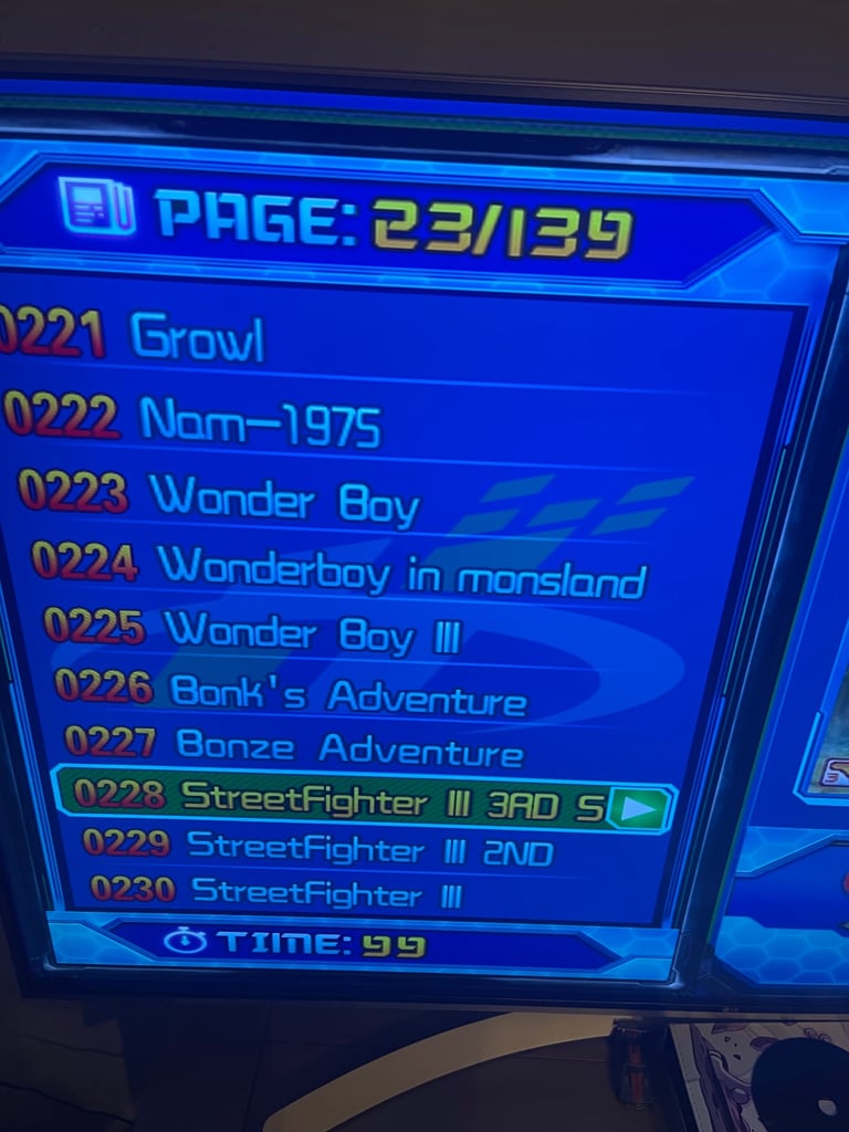 Pandora gameing box with over a 1000 retro  games on 