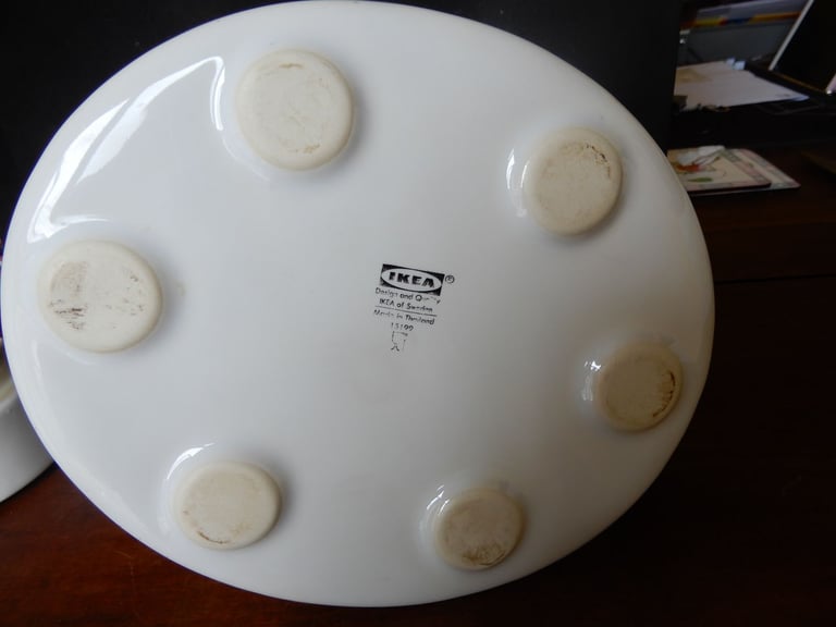 Vintage Ikea 1990's White Minimalist ceramic teapot - Varme
