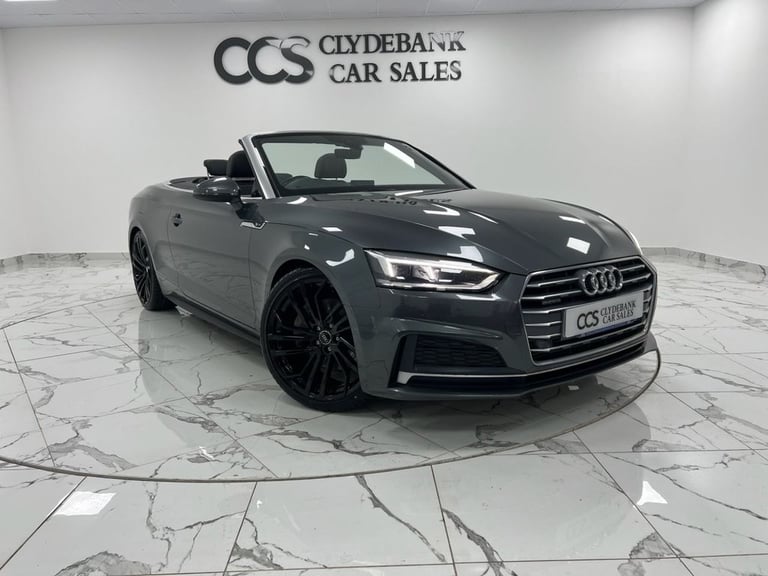 2018 Audi A5 Cabriolet 2.0 TFSI S line Convertible 2dr Petrol S Tronic quattro Euro 6 (s/s) (252 ...