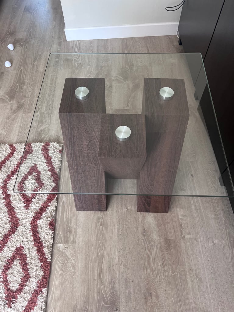 Glass Side Table