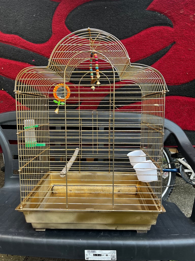 Gold Bird Cage