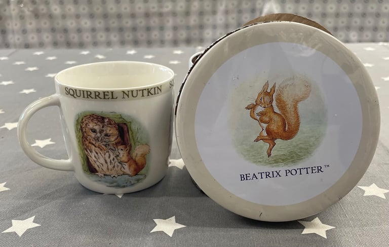 image for Peter Rabbit Squirrel Nutkin Mug In Tin + Biscuit Tin