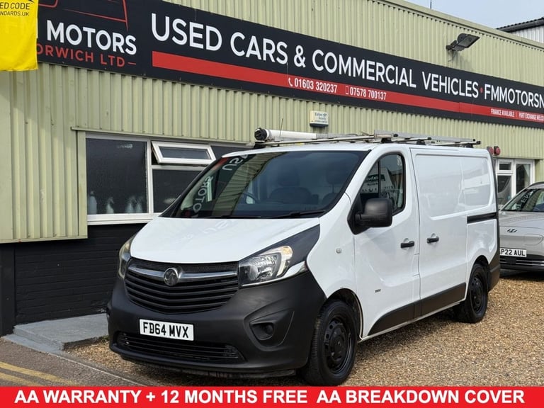 2014 64 VAUXHALL VIVARO 1.6 CDTI 2900 ECOFLEX PANEL VAN 5DR DIESEL MANUAL L1 H1 
