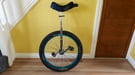 Professional chrome 24&quot; wheel unicycle bike