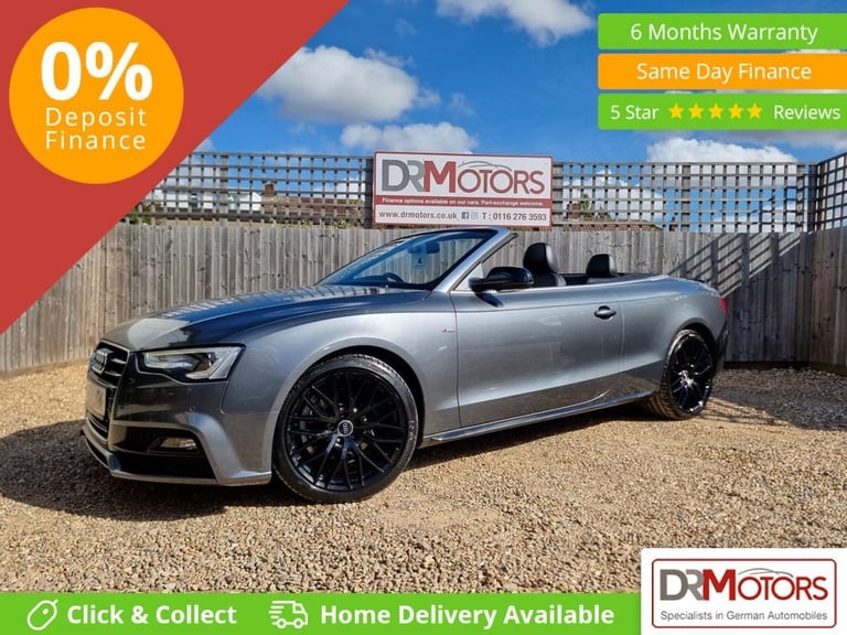 2015 Audi A5 Cabriolet 2.0 TDI S line Special Edition Plus Convertible 2dr Diesel Multitronic Eur...