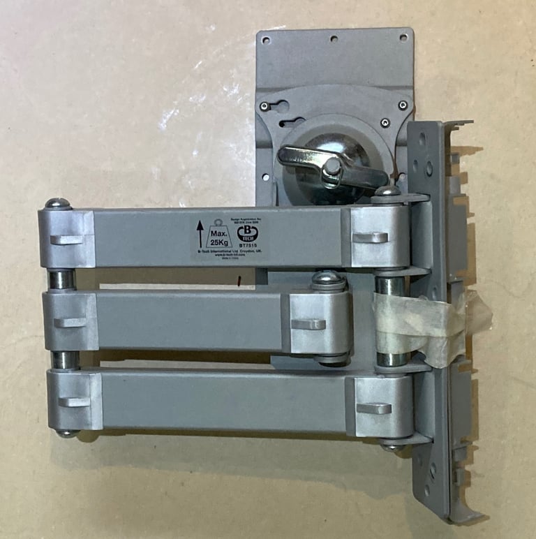 image for B-Tech BT7515 - Grey TV wall bracket double arm for TVs up to 42inch