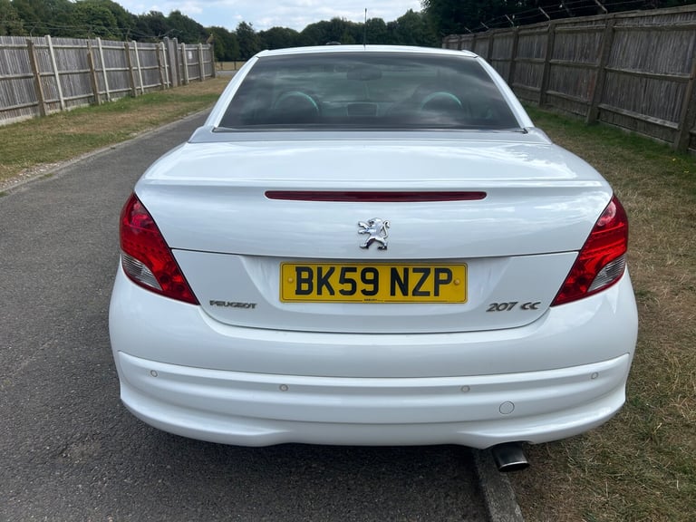 2009 Peugeot 207 CC 1.6 VTi GT Convertible 2dr Petrol Manual Euro 5 (120 ps)