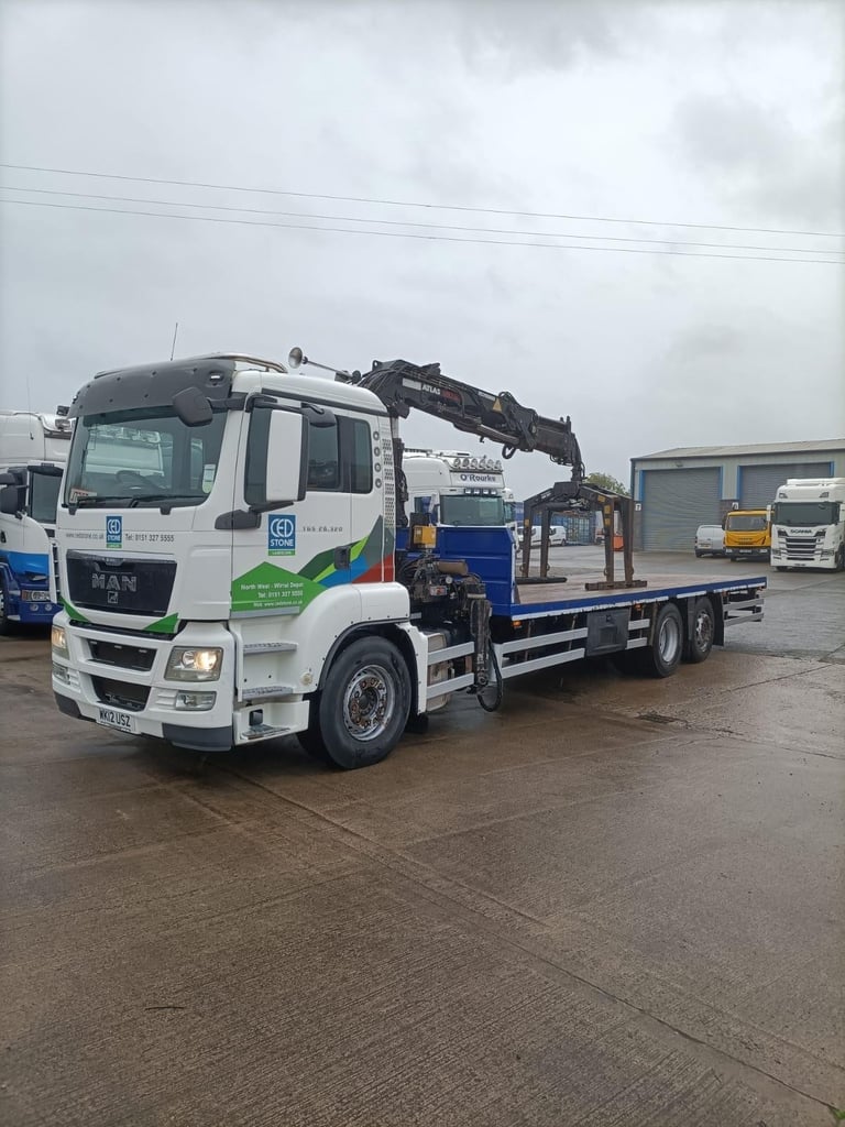 2012 Man Truck & Atlas crane 6x2 Rear Lift Other