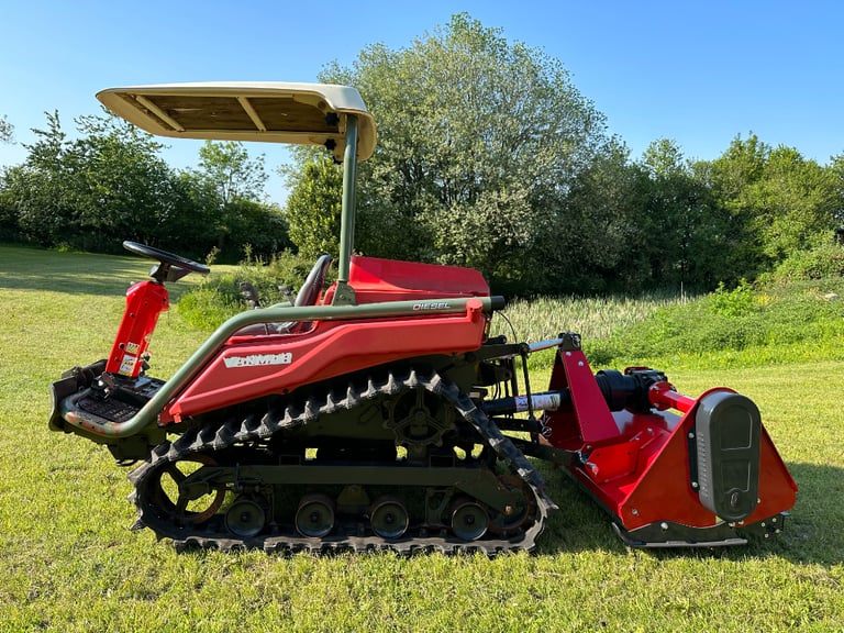 YANMAR AC18 Track Compact Tractor & New 4ft Flail Mower *** WATCH VIDEO *** ** 557 HOURS *** 18HP,