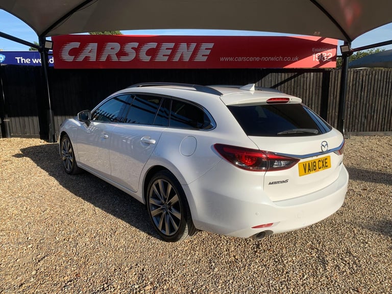 2018 Mazda Mazda6 2.2 SKYACTIV-D Sport Nav+ Tourer Euro 6 (s/s) 5dr ESTATE Diesel Manual