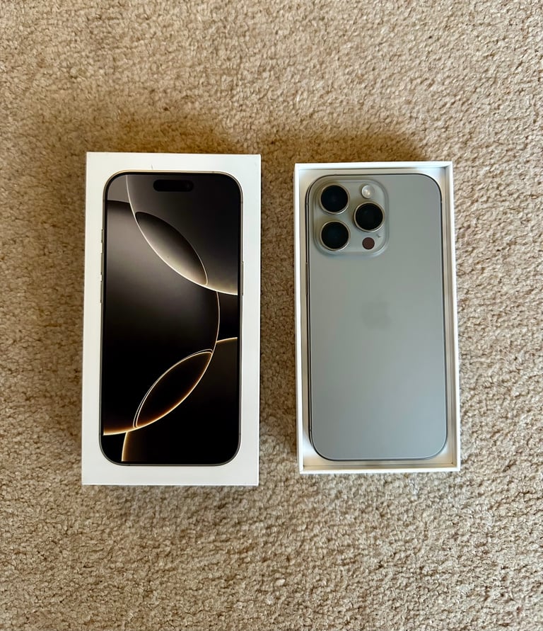 image for iPhone 16 Pro - Natural Titanium -256GB - Great Condition