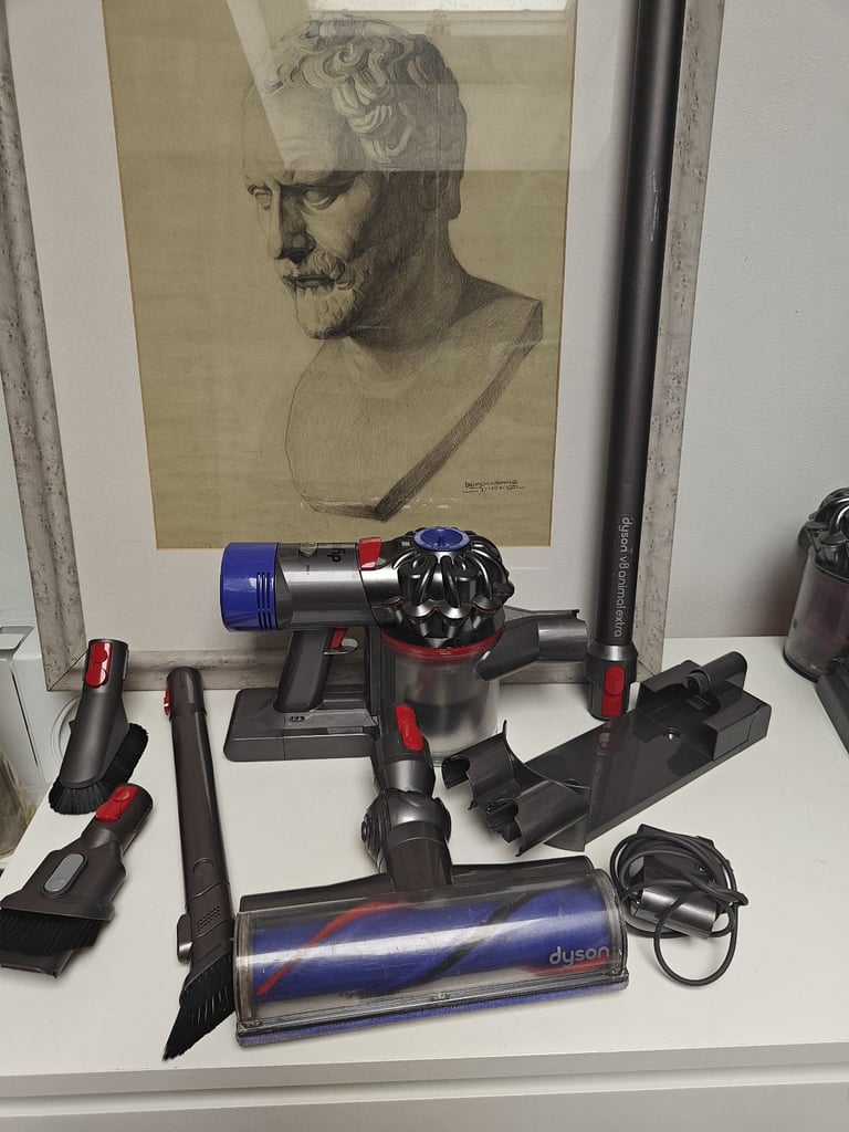 image for Dyson v8 animal with new compatible battery and cleaned.  Can drop local for extra 