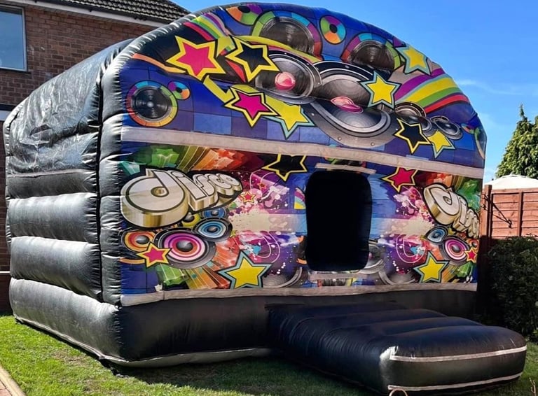 Disco dome bouncy castle