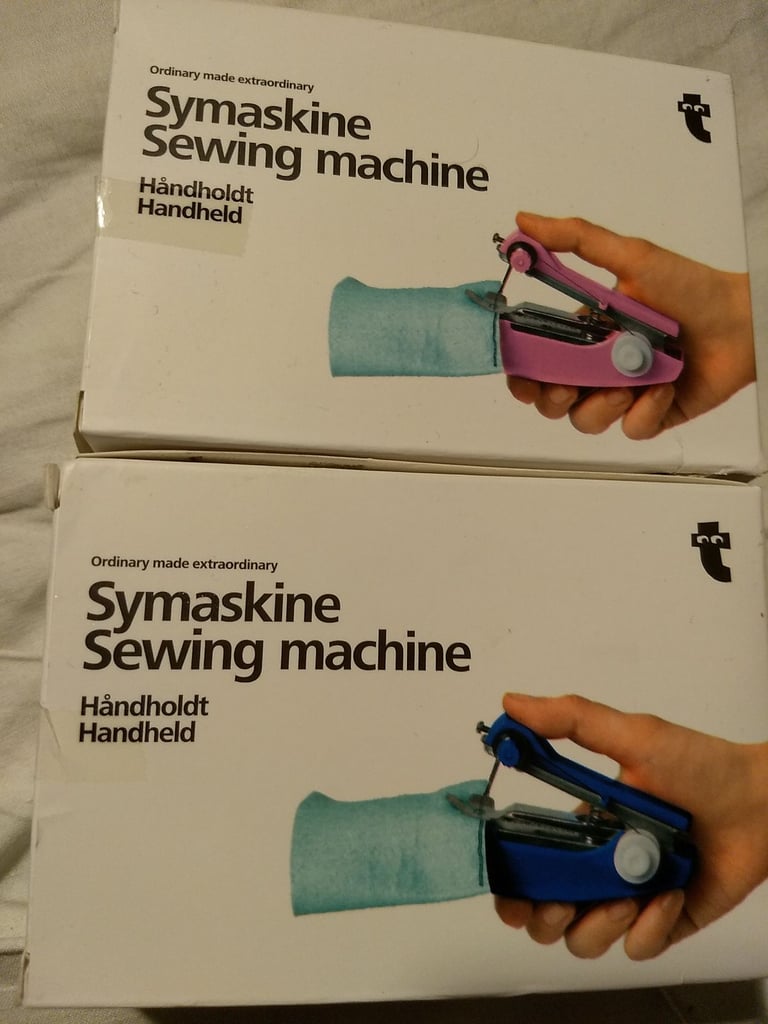 Hand sewing machines (new) blue or pink