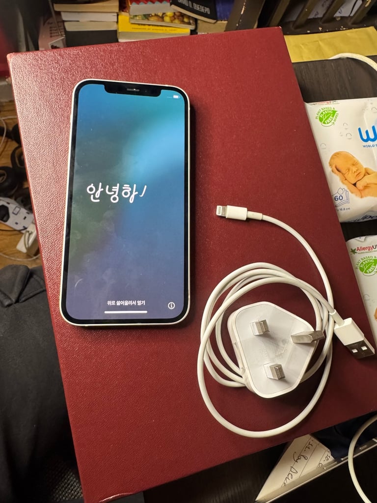 image for iPhone 12 White 64GB - 85% Battery, No Cracks, Excellent Condition