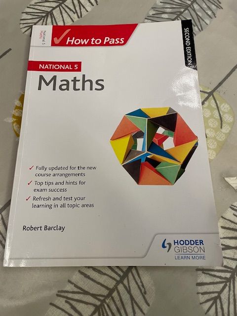 image for How To Pass National 5 Maths Hodder Gibson Study Guide 