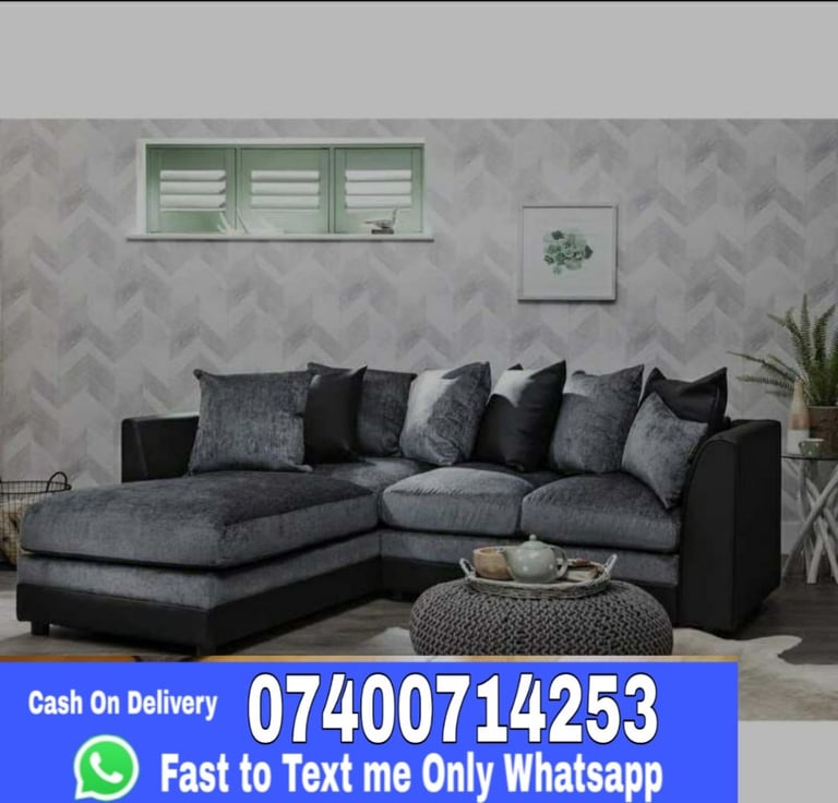image for Huge Sofas For Sale - Luxury L-shape Corner & 3+2 Seater Sofa Set - fast reply me whats app