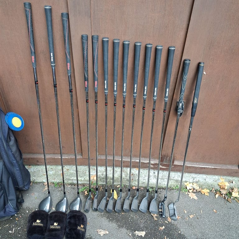 Full Set of Mens Golf Clubs - Wilson 1200 Gear Effect Mid Size 