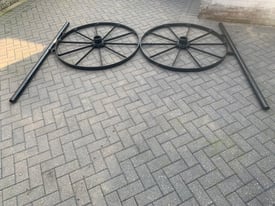 Heavy iron kart wheel gates 
