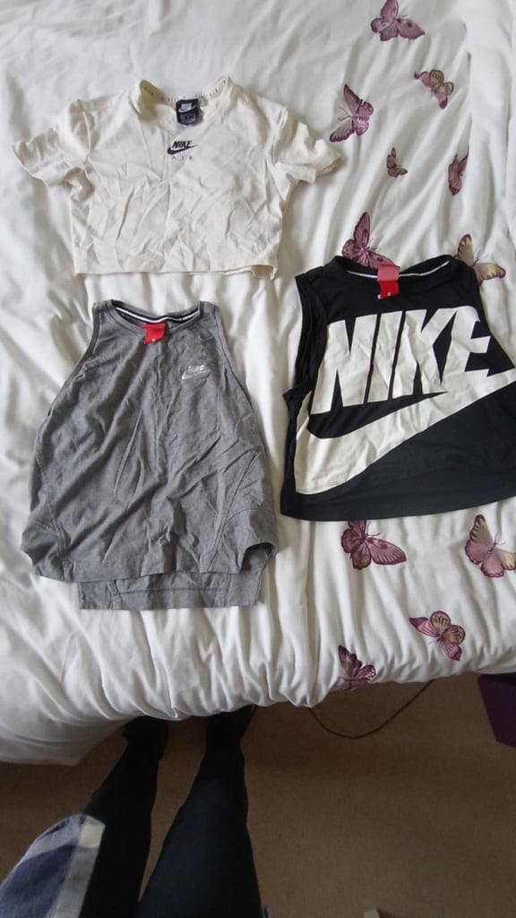 image for Nike crop t shirts ladies x3