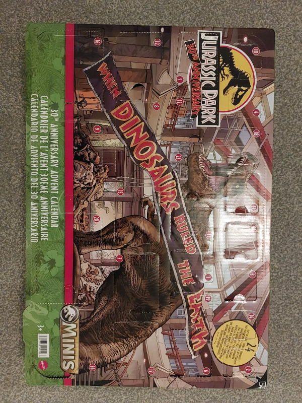 30th anniversary jurrasic Park advent calender