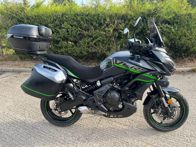 2020 20 KAWASAKI KLE 650 FKFA VERSYS ADVENTURE TOURER FULL LUGGAGE 