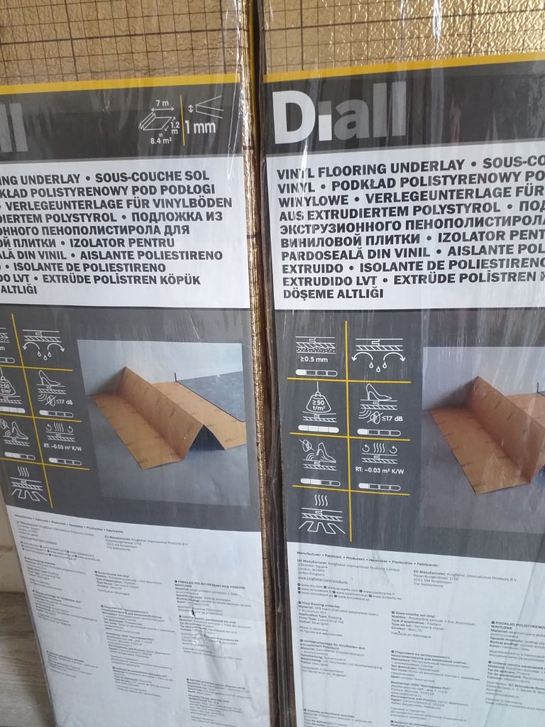 Laminate flooring and underlay 