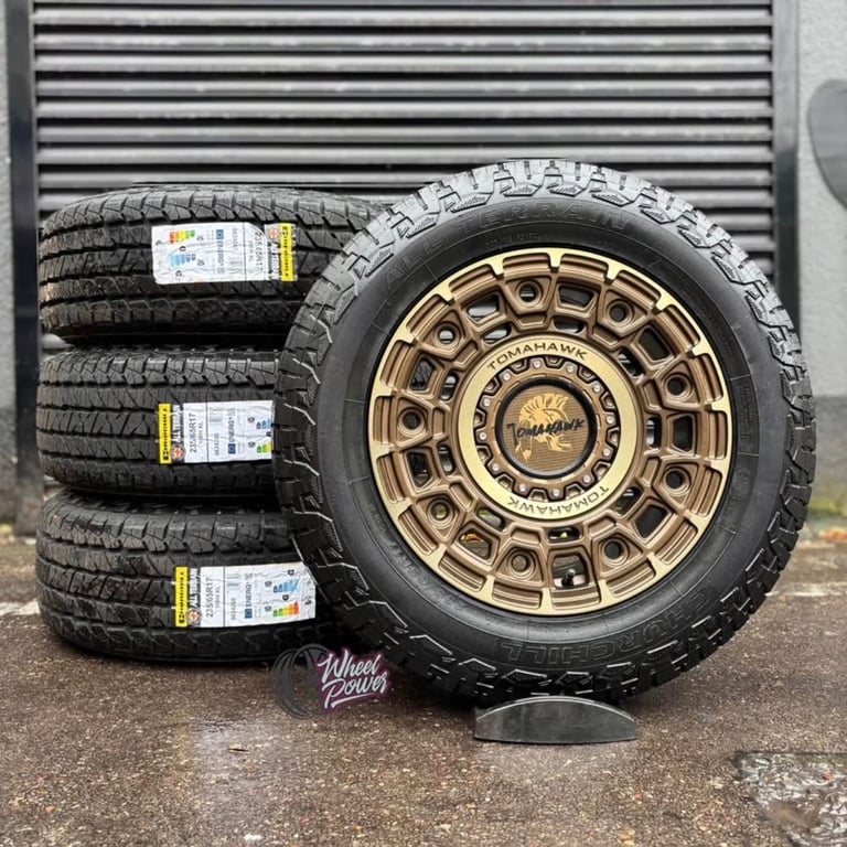 17” VW Transporter T5 T6 Wheels & All Terrain Tyres New Swamper Alloys