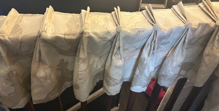 Bespoke Fleece lined curtains and pelmet