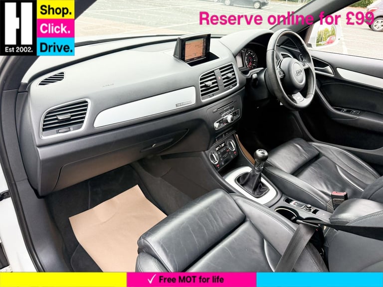 2012 Audi Q3 2.0 TFSI S line SUV 5dr Petrol Manual quattro Euro 5 (s/s) (170 ps) ESTATE Petrol Ma...