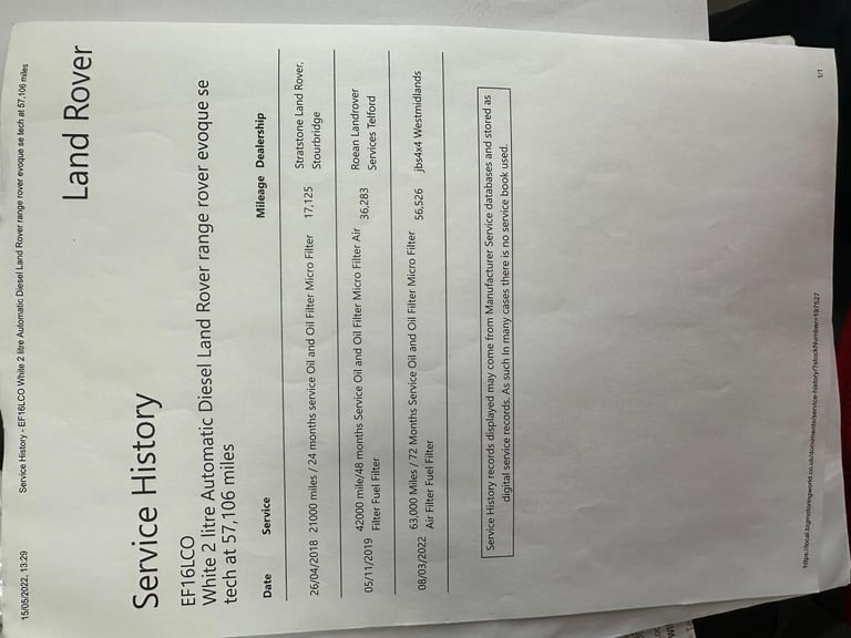2016 Land Rover Range Rover Evoque 2.0 TD4 SE Tech Auto 4WD Euro 6 (s/s) 5dr ESTATE Diesel Automatic