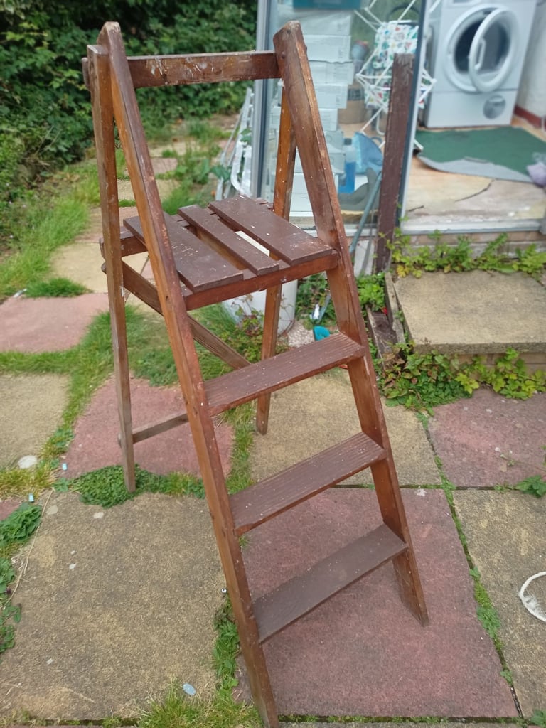 image for Vintage Wooden Step Ladders in good condition 