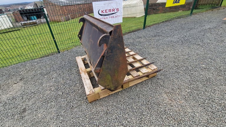 Tractor front loader dung graipe muck fork 