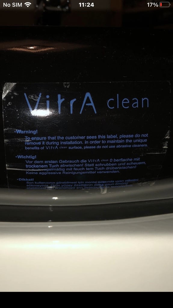 VitrA Black Basin, Countertop & Wall Hung Unit Sink Bathroom Designer 