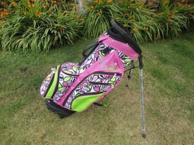 image for Ladies birdie babe designer golf stand bag, in excellent condition 