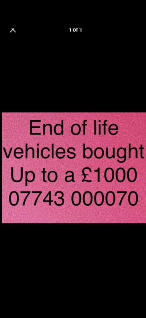 Huddersfield scrap.  Vehicle buyer always 