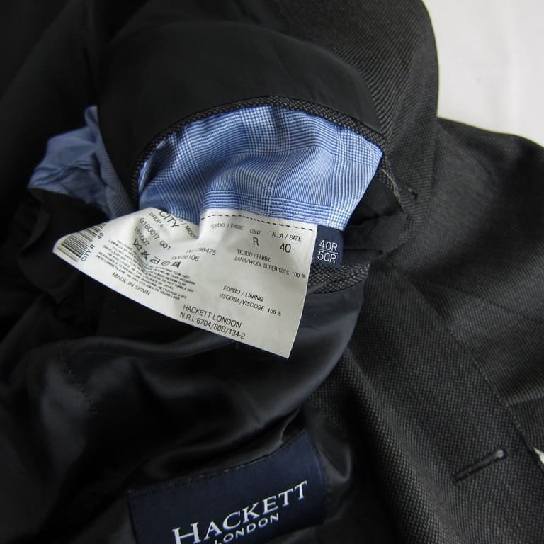 HACKETT LONDON MENS - DARK GREY JACKET RRP: £450