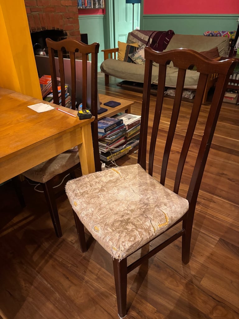 image for Dining kitchen chairs x2