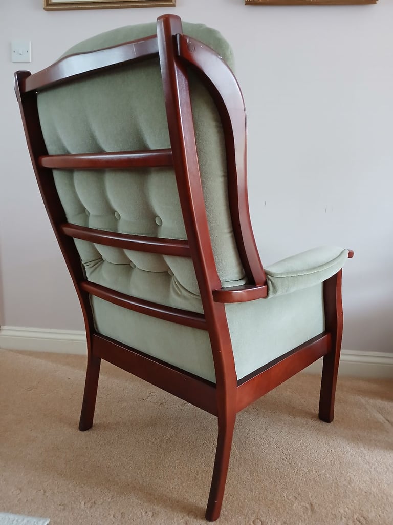 Vintage Ladderback Armchair