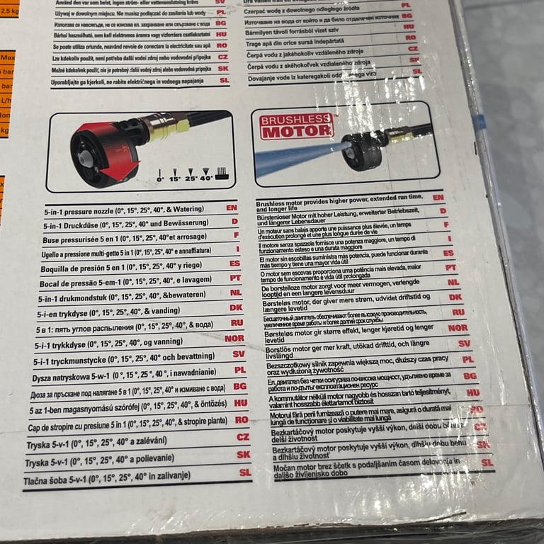 WORX WG630E.1 18V 20V Max Cordless Hydroshot Pressure Washer Boxed